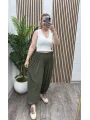 İpli Şalvar Pantalon - HAKİ