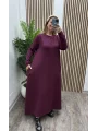 Lavin Cepli Modal Elbise - BORDO