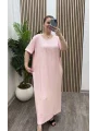 Oyhso Payetli Elbise- PEMBE