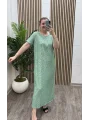 Oyhso Payetli Elbise - SU YEŞİLİ