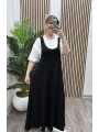 Twist T-shirtlü Elbise - SİYAH