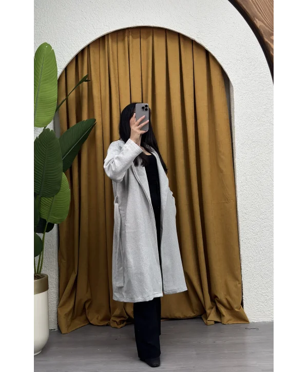 Balıksırtı Desen Kuşaklı Kaban