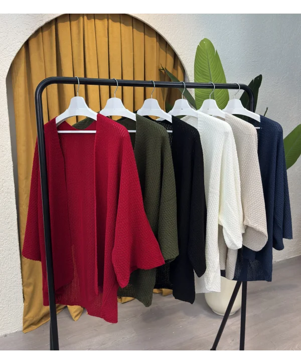 Oversize Yarasakol Hırka