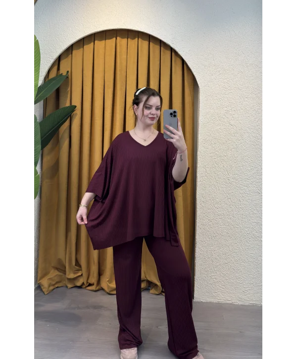 Yarasakol V Yaka Fitilli Takım - BORDO