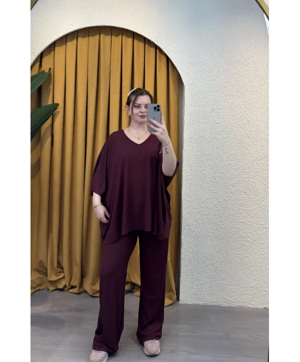 Yarasakol V Yaka Fitilli Takım - BORDO