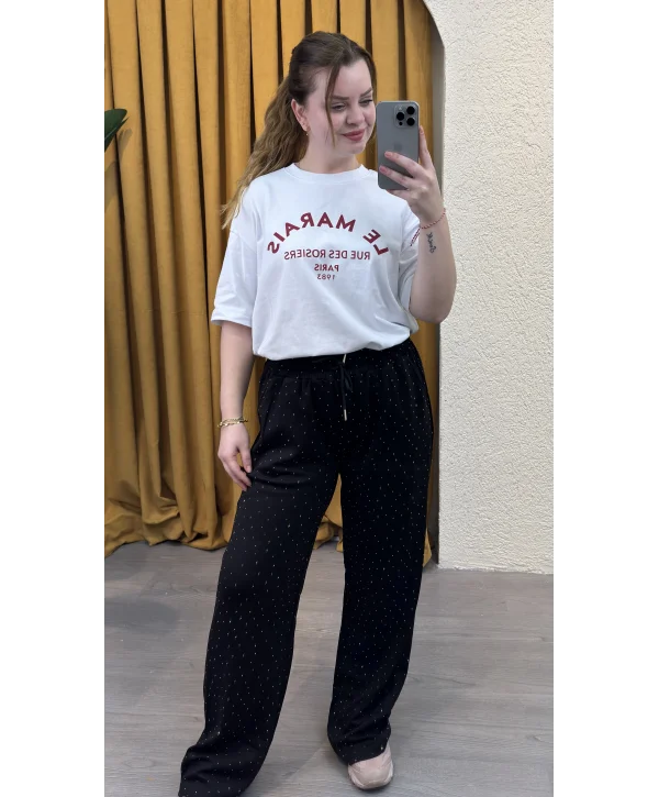 Yüksek Bel Modal Shine Eşofman Altı