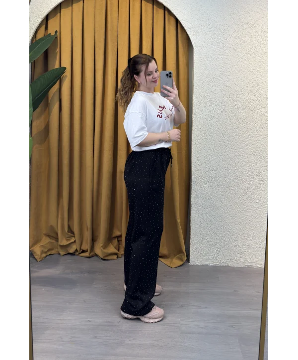 Yüksek Bel Modal Shine Eşofman Altı