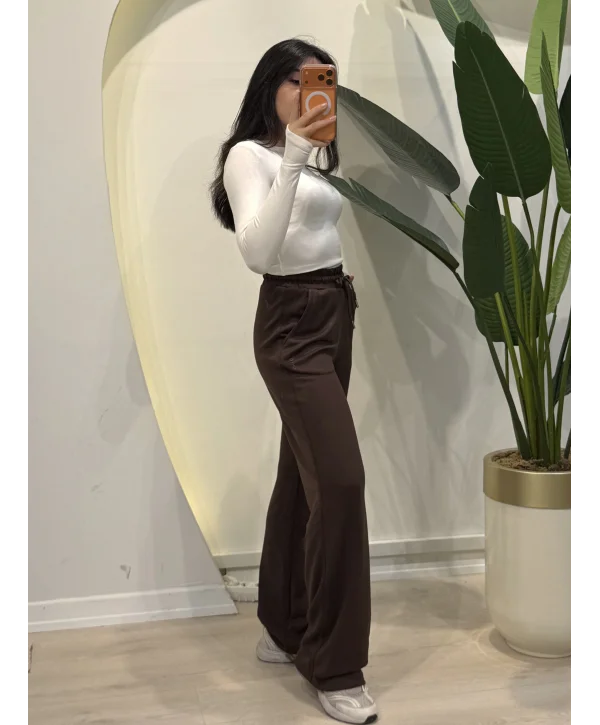 Replika Palazzo Eşofman Altı - Kahverengi