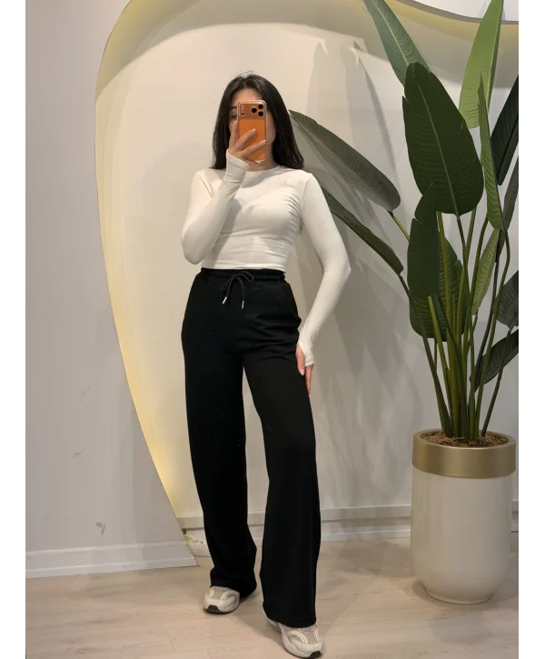 Replika Palazzo Eşofman Altı - Siyah