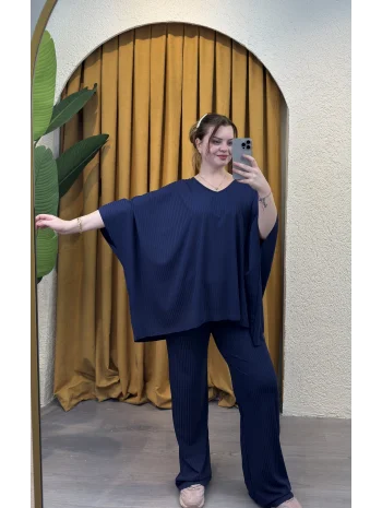 Yarasakol V Yaka Fitilli Takım - LACİVERT