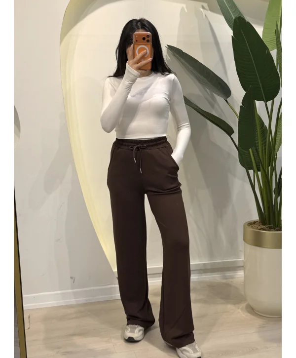 Replika Palazzo Eşofman Altı - Kahverengi