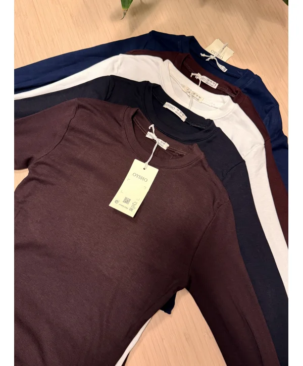 Oysho Parmak Geçmeli Bluz