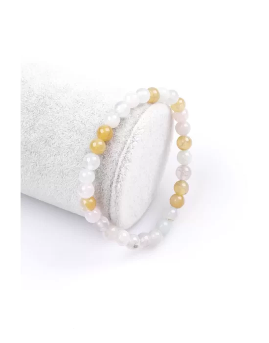 Akik Doğal Taş Bileklik 6 mm Küre Kesim, Gemstone Bracelet