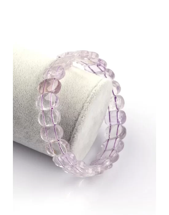 Ametrin Doğal Taş Bileklik 8 x 13 mm Özel Kesim, Gemstone Bracelet