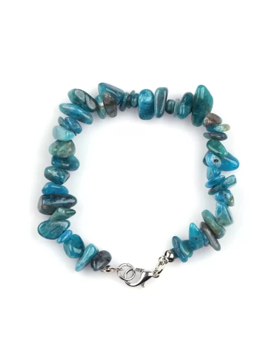 Apatit Doğal Taş Kırıktaş Bileklik, Gemstone Bracelet