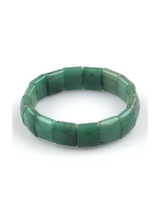 Aventurin Doğal Taş Bileklik 14 x 15 mm Özel Kesim, Gemstone Bracelet