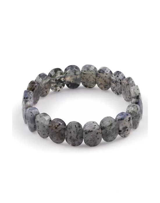 Dendiritli Akik Doğal Taş Bileklik 10 x 14 mm Özel Kesim, Gemstone Bracelet