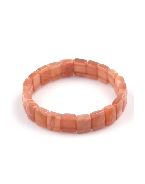 Güneş Taşı Doğal Taş Bileklik 9 x 12 mm Özel Kesim, Gemstone Bracelet