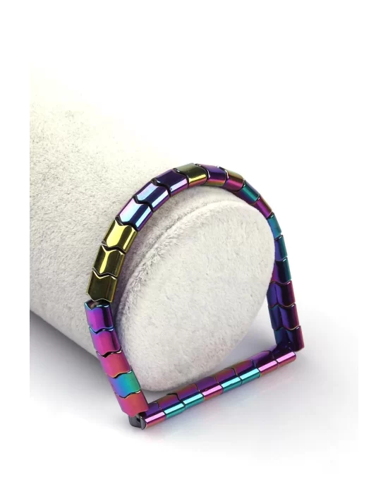 Hematit Doğal Taş Bileklik 6 x 7 mm Özel Kesim, Gemstone Bracelet