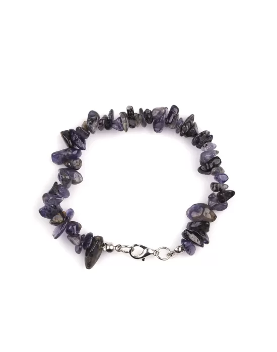 İyolit Doğal Taş Kırıktaş Bileklik, Gemstone Bracelet