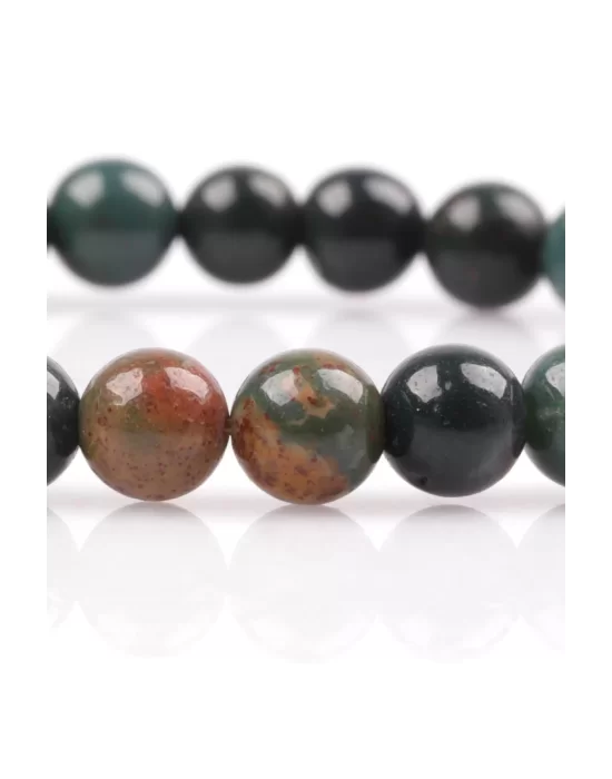 Kan Taşı Doğal Taş Bileklik 6 mm Küre Kesim, Gemstone Bracelet