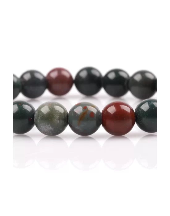 Kan Taşı Doğal Taş Bileklik 8 mm Küre Kesim, Gemstone Bracelet