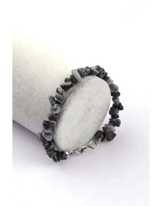 Kartal Gözü Doğal Taş Kırıktaş Bileklik, Gemstone Bracelet