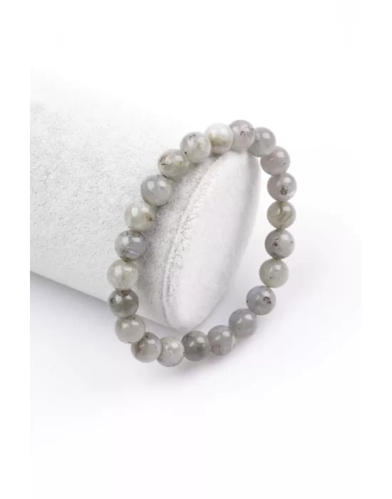 Labradorit Doğal Taş Bileklik 8 mm Küre Kesim, Gemstone Bracelet