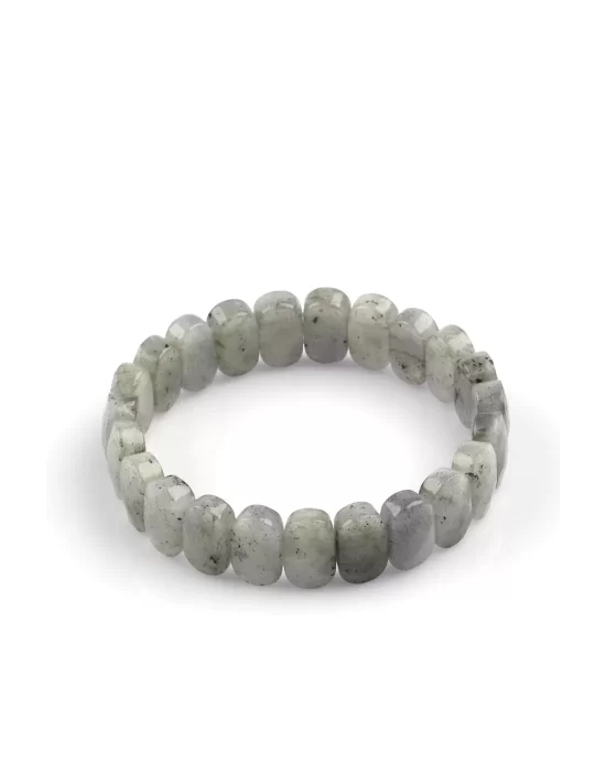 Labradorit Doğal Taş Bileklik 8 x 14 mm Özel Kesim, Gemstone Bracelet