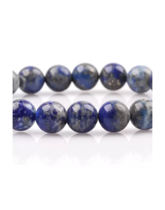 Lapis Lazuli Doğal Taş Bileklik 8 mm Küre Kesim, Gemstone Bracelet