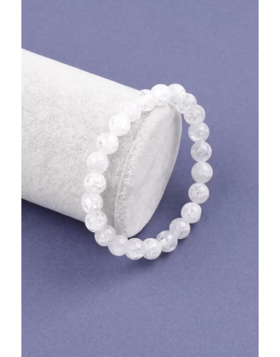 Necef Doğal Taş Bileklik 8 mm Küre Kesim, Gemstone Bracelet