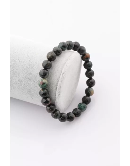 Phlogopite Doğal Taş Bileklik 8 mm Küre Kesim, Gemstone Bracelet