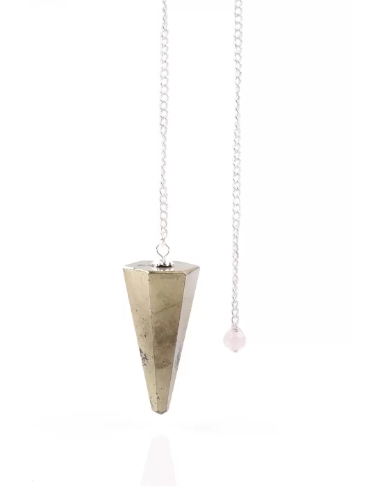 Pirit Doğal Taş Pandül Sarkaç, Gemstone Pendulum