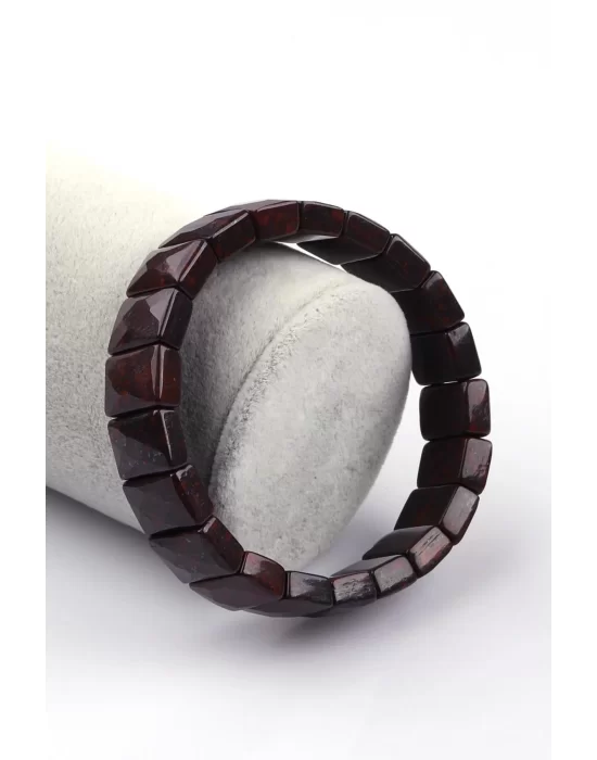 Red Jasper Doğal Taş Bileklik 10 x 14 mm Özel Kesim, Gemstone Bracelet