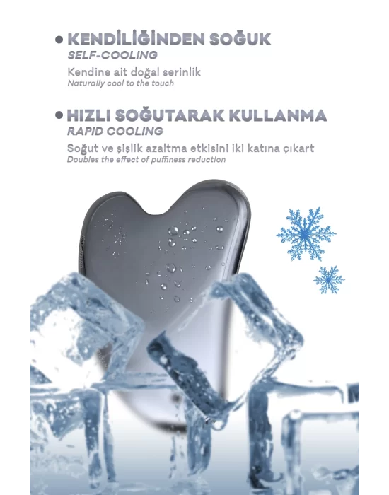 Aventurin Doğal Taş Gua Sha Yüz Masaj Taşı
