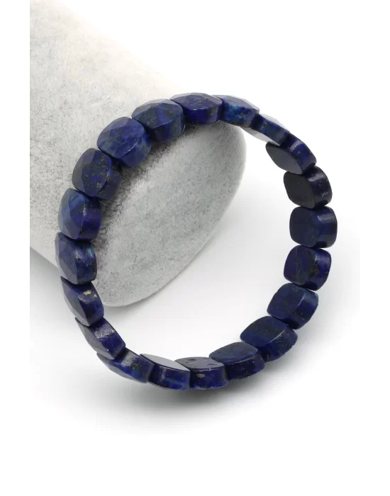 Lapis Lazuli Doğal Taş Bileklik 9 x 14 mm Özel Kesim