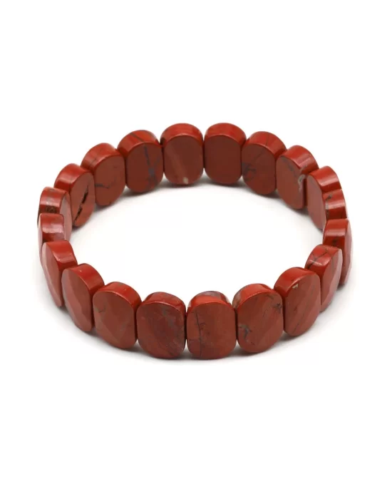 Red Jasper Doğal Taş Bileklik 10 x 14 mm Özel Kesim