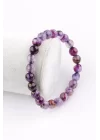 Akik Doğal Taş Bileklik 8 mm Fasetli Küre Kesim, Gemstone Bracelet