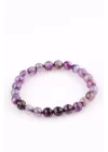 Akik Doğal Taş Bileklik 8 mm Fasetli Küre Kesim, Gemstone Bracelet