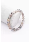 Akik Doğal Taş Bileklik 8 mm Küre Kesim, Gemstone Bracelet