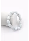 Akuamarin Doğal Taş Bileklik 11 x 16 mm Şekilsiz Kesim, Gemstone Bracelet