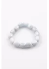 Akuamarin Doğal Taş Bileklik 11 x 16 mm Şekilsiz Kesim, Gemstone Bracelet