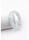 Akuamarin Doğal Taş Bileklik 8 x 14 mm Özel Kesim, Gemstone Bracelet