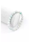 Amazonit Doğal Taş Bileklik 8 mm Küre Kesim, Gemstone Bracelet