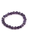 Ametist Doğal Taş Bileklik 8 mm Fasetli Küre Kesim, Gemstone Bracelet