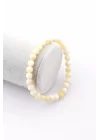 Aragonit Doğal Taş Bileklik 6 mm Küre Kesim, Gemstone Bracelet