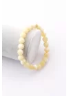 Aragonit Doğal Taş Bileklik 8 mm Küre Kesim, Gemstone Bracelet