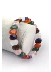 Çakra Doğal Taş Bileklik 9 x 14 mm Özel Kesim, Gemstone Bracelet