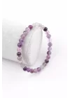 Florit Doğal Taş Bileklik 6 mm Küre Kesim, Gemstone Bracelet