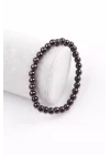 Garnet - Lal Doğal Taş Bileklik 6 mm Küre Kesim, Gemstone Bracelet